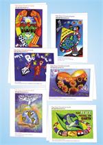Peace Pals Art Greeting Cards